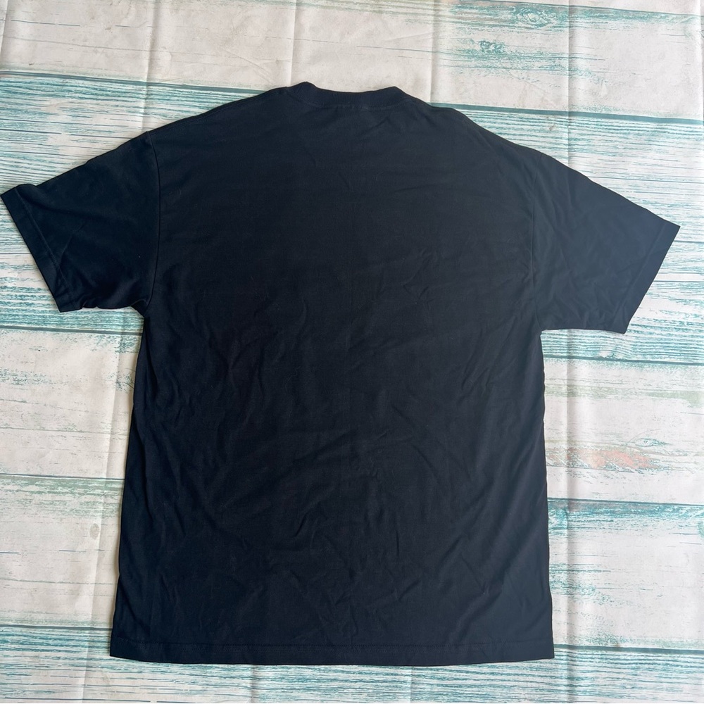 Streetwear Black Graphic T-Shirt with Money Power Respect Design - Picture 6 of 8